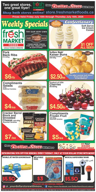 Fresh Market Foods Flyer July 10 to 16