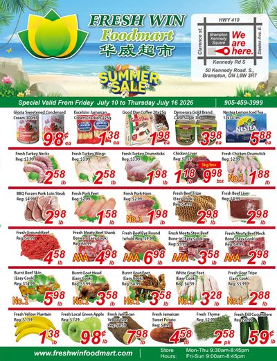 Fresh Win Foodmart Flyer July 10 to 16
