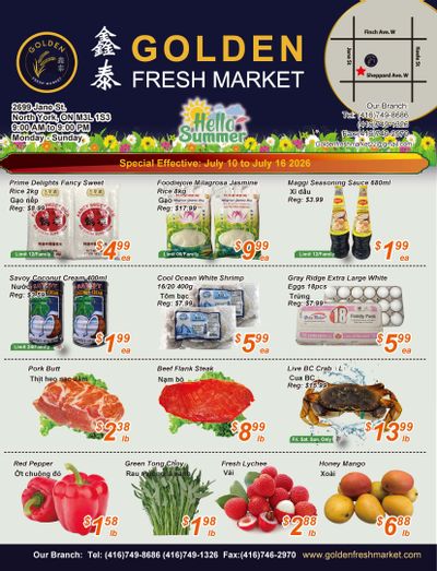 Golden Fresh Market Flyer July 10 to 16