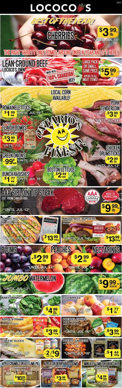 Lococo's Flyer July 10 to 14