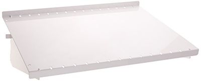Wall Control ASM-SH-1612 W 12" Deep Pegboard Shelf Assembly for Wall Control Pegboard Only, White