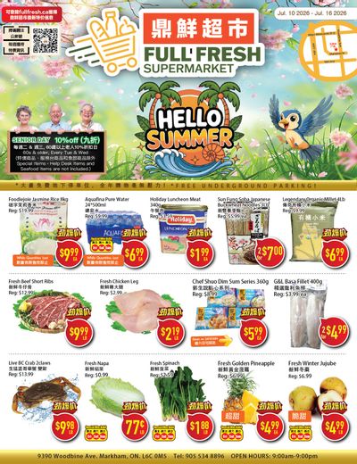 Full Fresh Supermarket Flyer July 10 to 16