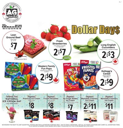 AG Foods Flyer July 10 to 16