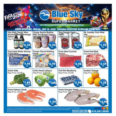Blue Sky Supermarket (North York) Flyer July 10 to 16