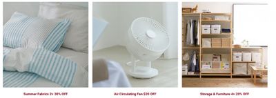MUJI Canada: Summer Essentials up to 50% off + More