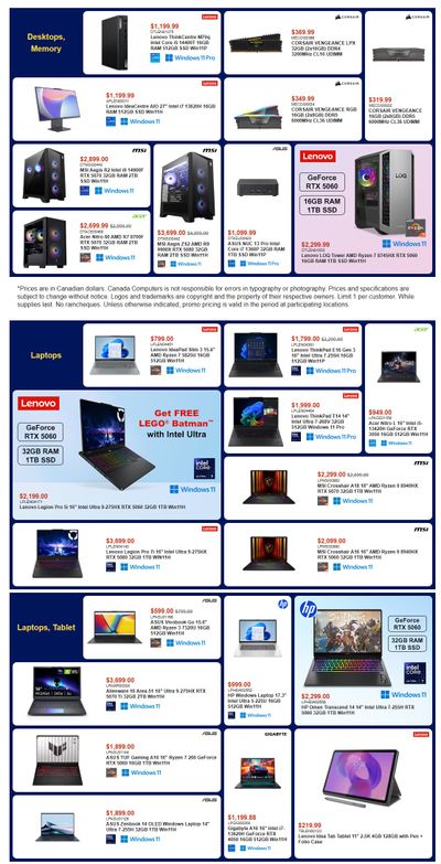 Canada Computers Flyer July 10 to 16