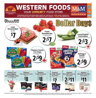 Western Foods Flyer July 10 to 16