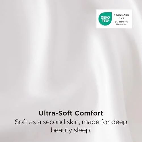 Amazon.ca: Bedsure 2 Pack Satin Pillow Cases (ivory) - $7.06