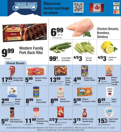 Bulkley Valley Wholesale Flyer July 9 to 15