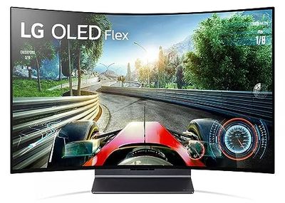 LG 42-Inch 4K OLED Flex Smart TV with Bendable Screen - AI-Powered TV, Alexa Built-in, Gaming, Streaming, Movies