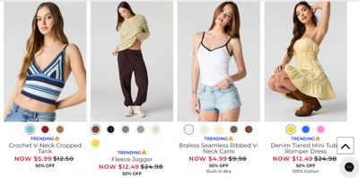 Forever 21 & Sirens & Urban Planet Canada Summer Sale: 50% off Select Styles