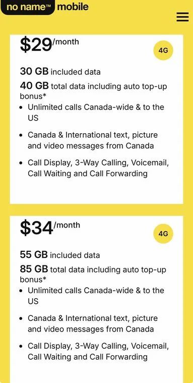 No name: 34$ 85GB (with auto top-up)
