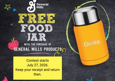 General Mills Canada: Free Food Jar Promotion Beginnings July 27th