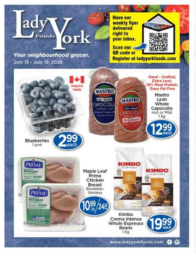 Lady York Foods Flyer July 13 to 19