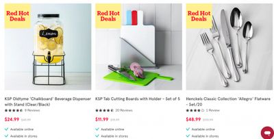 Kitchen Stuff Plus Canada: Summer Clearance Sale up to 60% off + Red Hot Deals
