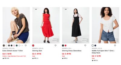 UNIQLO Canada Summer Sale: Women’s Styles from $12.90 + More