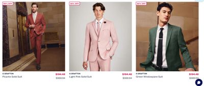 Tip Top Canada: Suits from $194.50 + 50% off Clearance