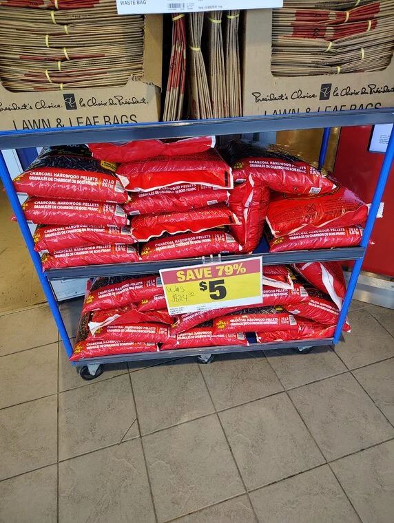 Real Canadian Superstore: Royal Oak charcoal pellets, 20lb (9kg) $5 in-store YMMV