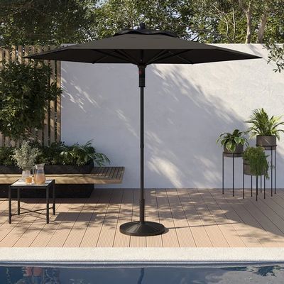 Walmart: 7.5ft black patio umbrella - $34