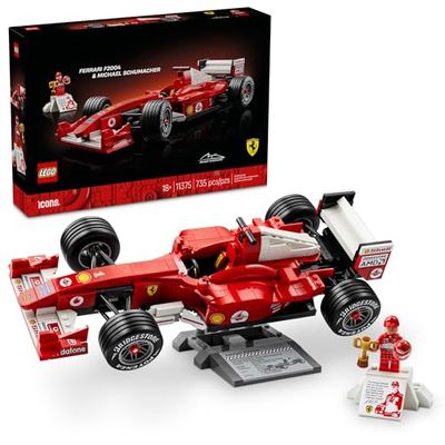 LEGO Icons Ferrari F2004 & Michael Schumacher Building Set