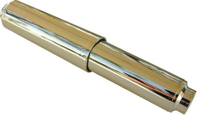 LASCO 35-7041 Simpatico Spring Loaded Plastic Replacement Toilet Paper Roller, Polished Brass