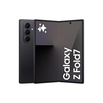 Samsung Galaxy Z Fold7, 512GB, Jet Black (CAD Version & Warranty) - AI Smartphone, Snapdragon 8 Elite, 200MP, Foldable Dynamic AMOLED Display, Mult-Tasking w/Galaxy AI - Financing Available