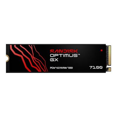 SANDISK 4TB Optimus GX 7100 PCIe Gen 4.0 x4 M.2 NVMe SSD - Up to 7,000 MB/s Read Speed, SDSP71400TAN-000E0