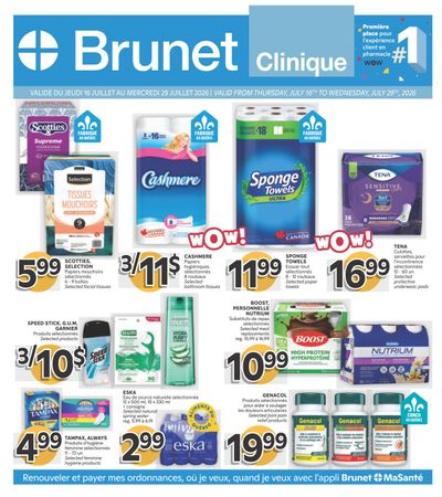 Brunet Clinique Flyer July 16 to 29
