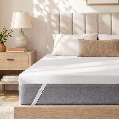 Amazon.ca: Czpalo 3 Inch Gel Memory Foam Mattress Topper Queen with Bamboo Cover