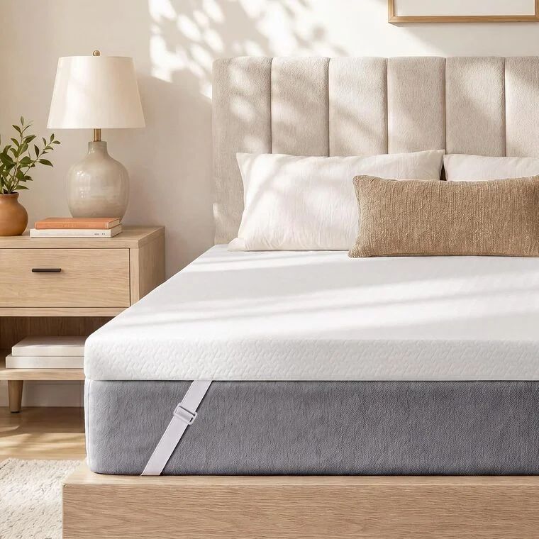 Amazon.ca: Czpalo 3 Inch Gel Memory Foam Mattress Topper Queen with Bamboo Cover - $74.99