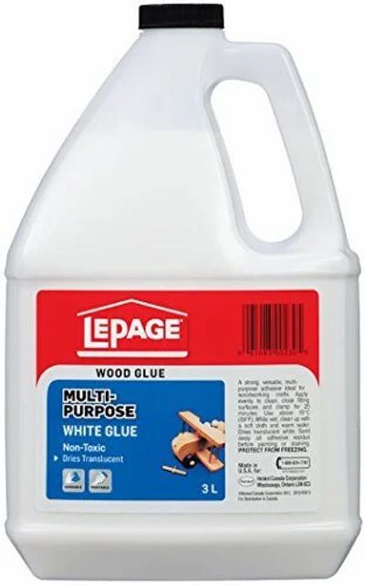 Amazon.ca: Lepage Multi Purpose White Wood Glue - High Strength Wood Adhesive for Furniture, Woodworking- 3 L