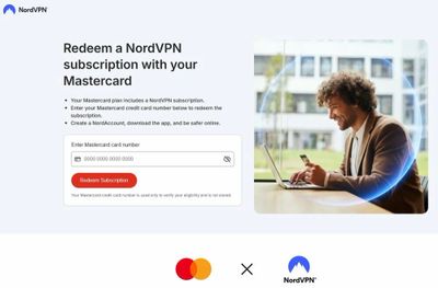 NordVPN: FREE NordVPN with Mastercard