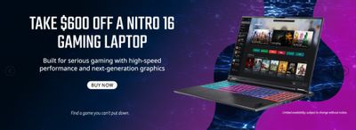 Acer Canada: Save up to $300 on Acer Aspire Laptops + Sale