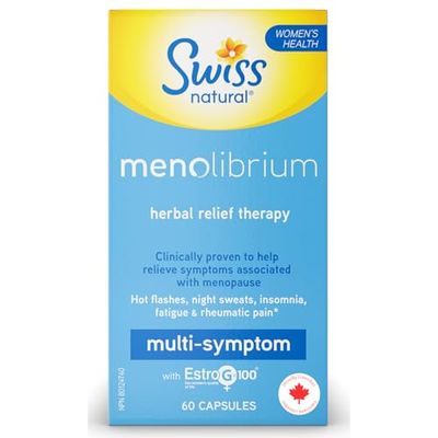 Swiss Natural Menolibrium Multi-Symptom with EstroG-100 60 Capsules