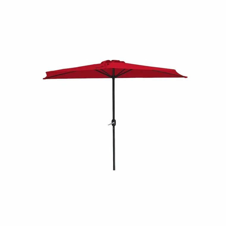 Home Depot: StyleWell 9 ft. Half Market Patio Umbrella, Red