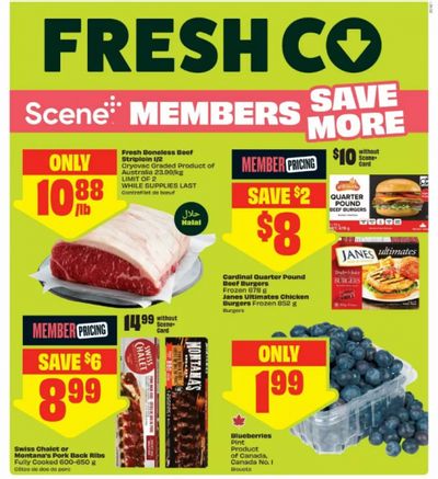 Freshco Ontario: Cardinal Quarter Pound Beef Burgers $8 Member Price + More July 16th -22nd