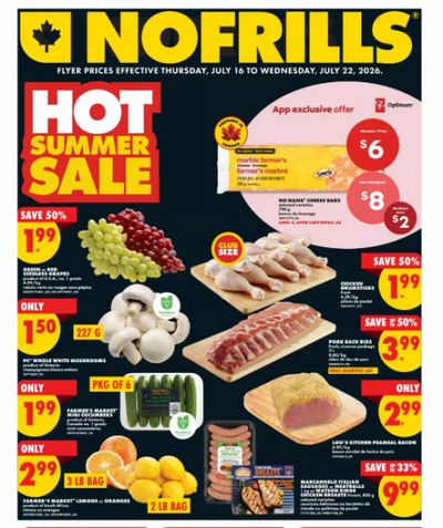 No Frills Ontario Flyer Deals July 16th – 22nd
