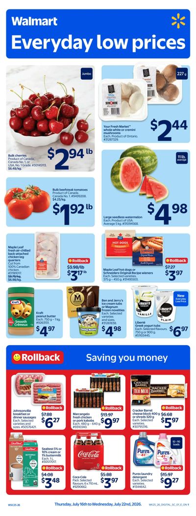 Walmart (ON) Flyer July 16 to 22