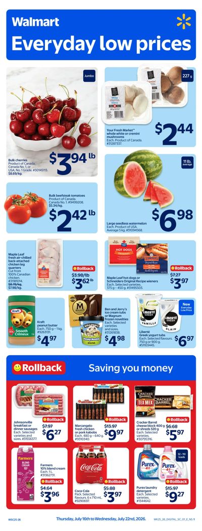 Walmart (Atlantic) Flyer July 16 to 22