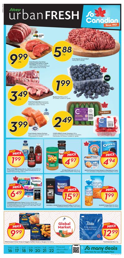 Sobeys Urban Fresh Flyer July 16 to 22