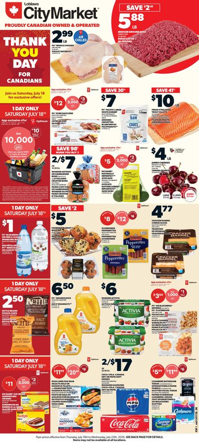 Loblaws City Market (ON) Flyer July 16 to 22