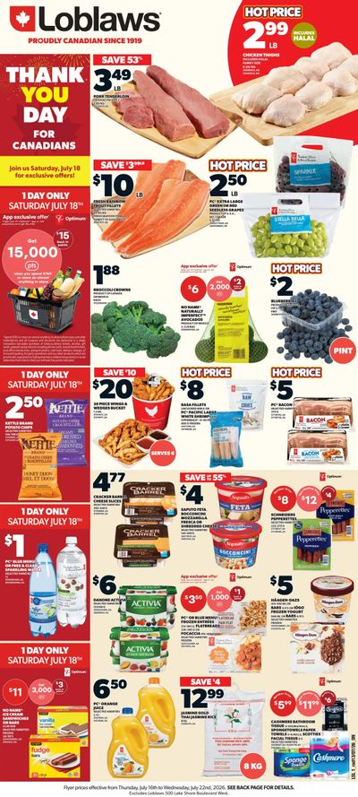 Loblaws (ON) Flyer July 16 to 22