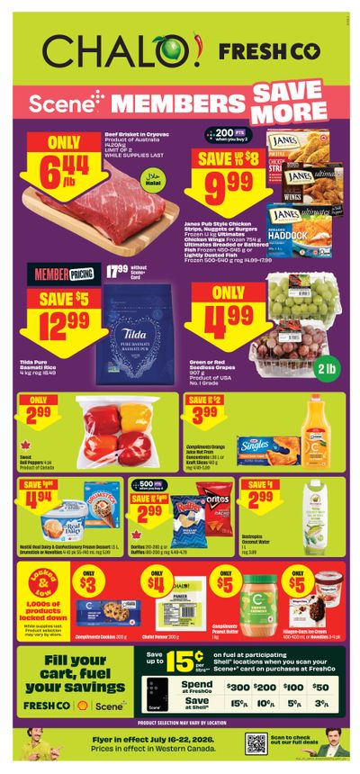 Chalo! FreshCo (West) Flyer July 16 to 22