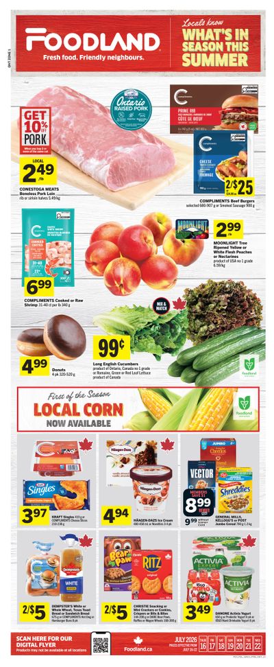 Foodland (ON) Flyer July 16 to 22