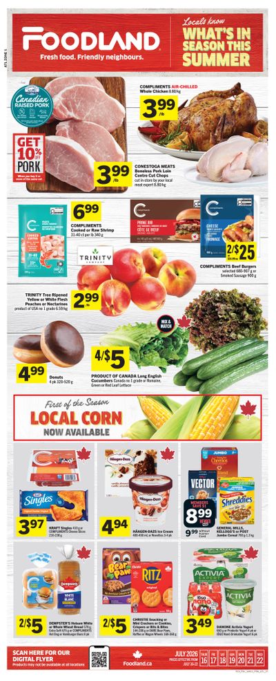Foodland (Atlantic) Flyer July 16 to 22