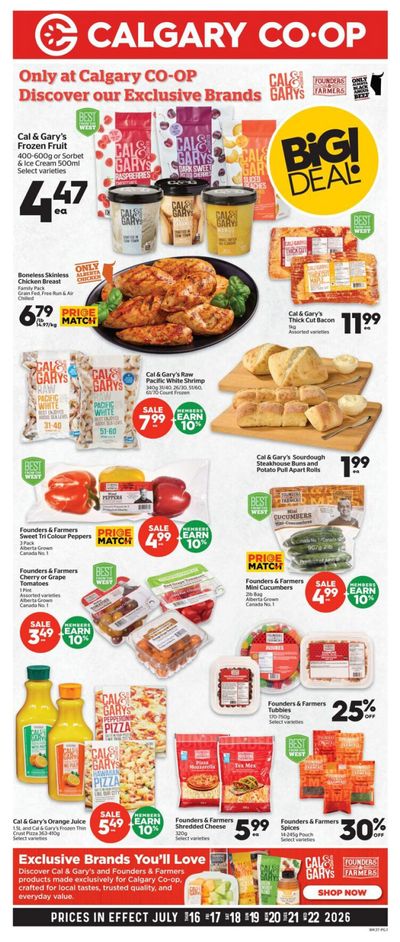Calgary Co-op Flyer July 16 to 22