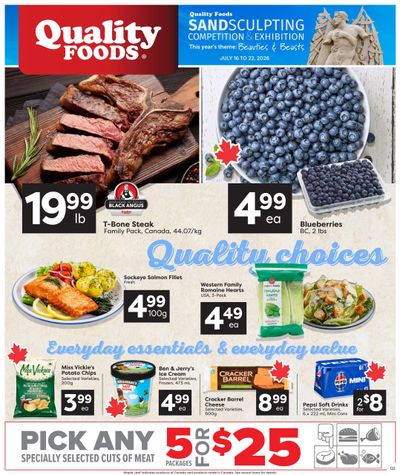 Quality Foods Flyer July 16 to 22