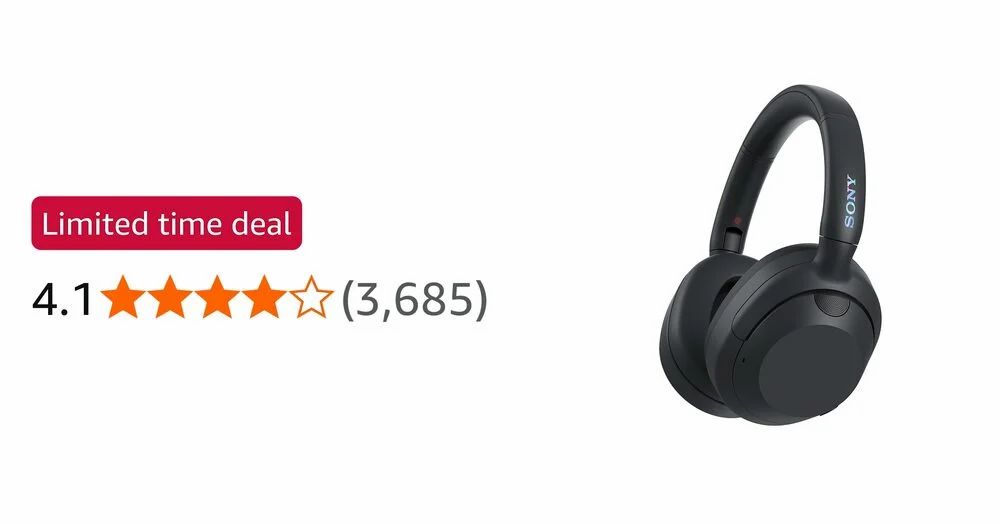 Amazon.com: Sony ULT WEAR Noise Canceling Wireless Headphones - $174