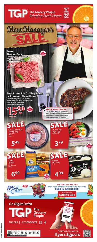 TGP The Grocery People Flyer July 16 to 22