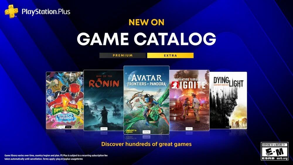 PlayStation Store: Playstation Plus July 2026 extra/premium: Avatar: Frontiers of Pandora, Rise of the Ronin , Firefighting Simulator